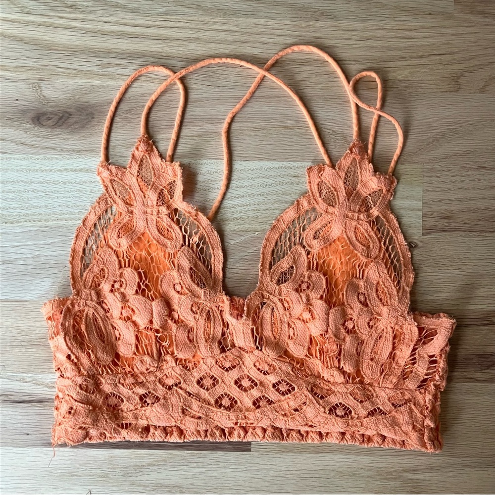 Free People Adella Crochet Lace Bralette